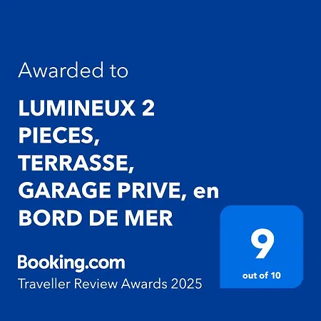 Lumineux 2 Pieces, Terrasse, Garage Prive, En Bord De Apartament